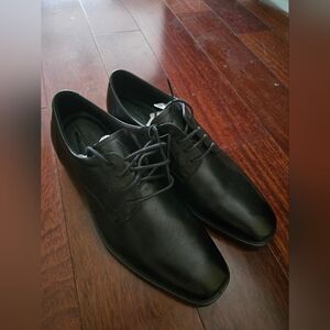Ecco Black Leather Oxfords